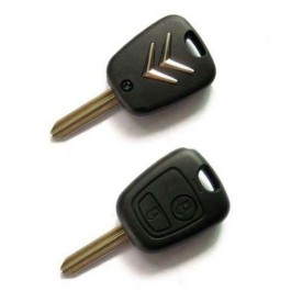 Κλειδια οχηματων - Κλειδι αδειο της CITROEN με 2 κουμπια και υποδοχη πλακετας CITROEN
