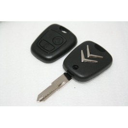 Κλειδια οχηματων - Κλειδι αδειο της CITROEN με 2 κουμπια και υποδοχη πλακετας CITROEN