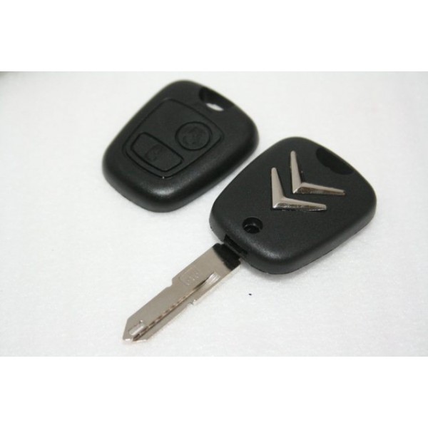 Κλειδι αδειο της CITROEN με 2 κουμπια και υποδοχη πλακετας